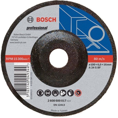 smerigliatrice a 4 pollici abrasiva Wheel di BOSCH dei dischi di molatura dell'OEM di 100x6x16mm
